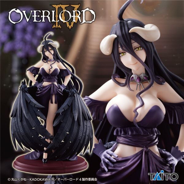 Albedo (Black Dress), Overlord IV, Taito, Pre-Painted
